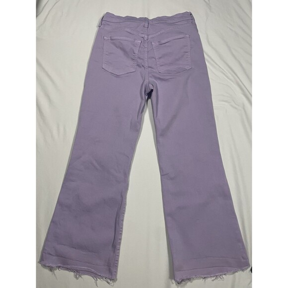 Altar’d State Jeans Wide Leg Lavender / Purple Jeans | Frayed Hem Size 29 - Picture 5 of 10